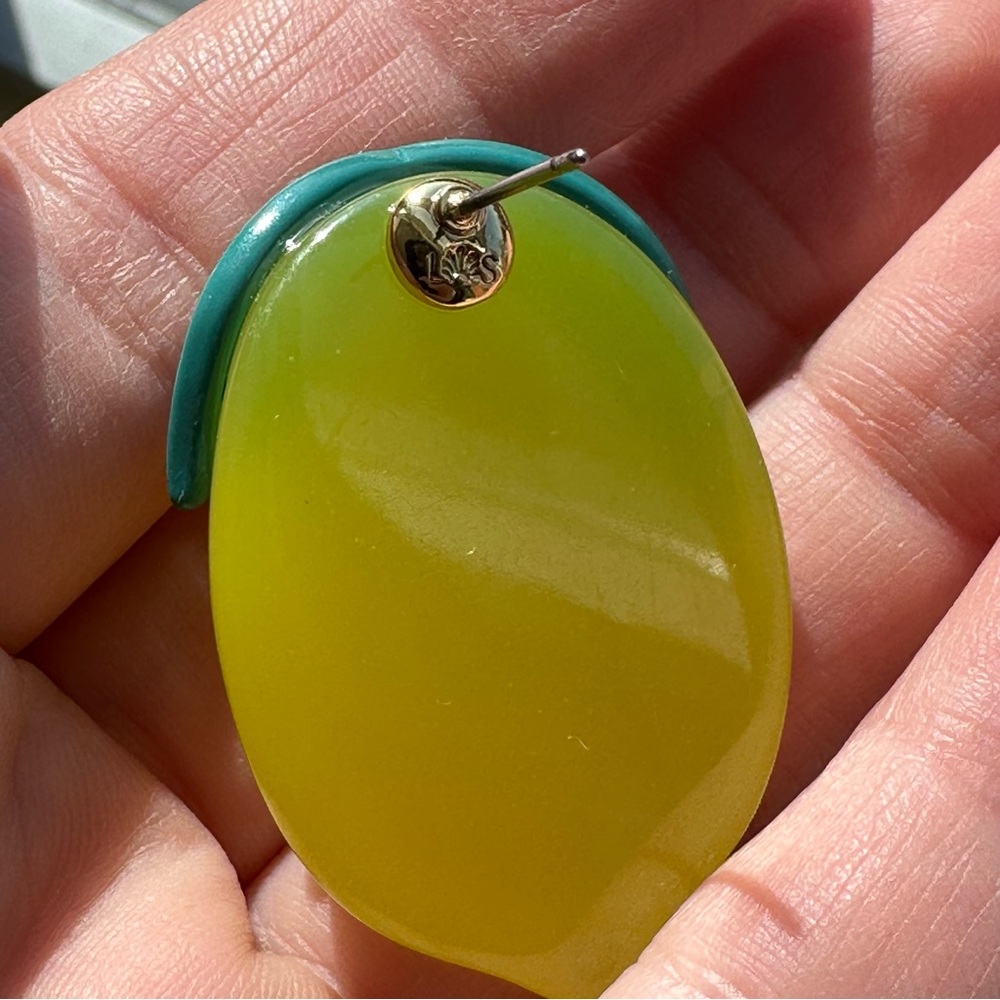 Large Lele Sadoughi 🍋 earrings - Picture 4 of 6